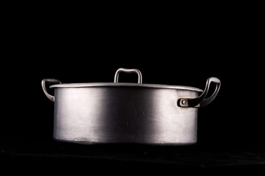 Picture of an Old Vintage Aluminium Pot