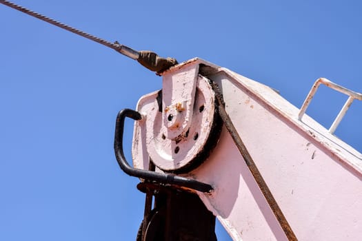 Photo Picture of an Old Industrial Puley