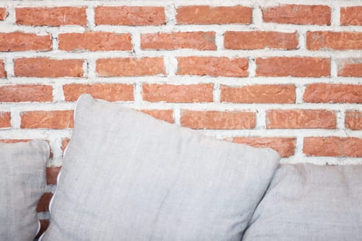 Background of old vintage brick wall, stock photo