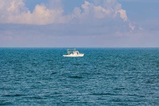 Work Boat in the Black Sea