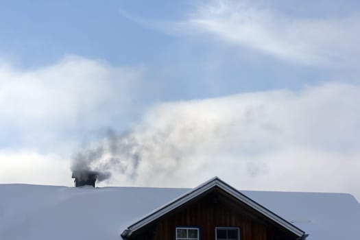 Wood heating - pollutants and soot from the fireplace