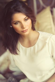 Portrait of an attractive,sensual woman