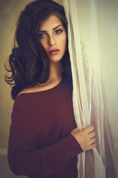 natural,pretty woman with sensual charisma