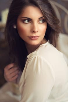 Portrait of an attractive,sensual woman