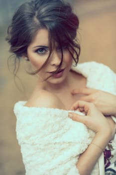 Portrait of an attractive,sensual woman