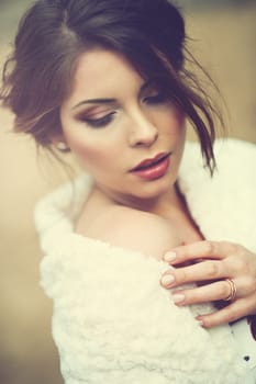 Portrait of an attractive,sensual woman
