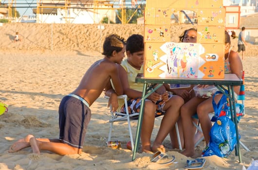 SANLUCAR DE BARRAMEDA, CADIZ, SPAIN - AUGUST 3