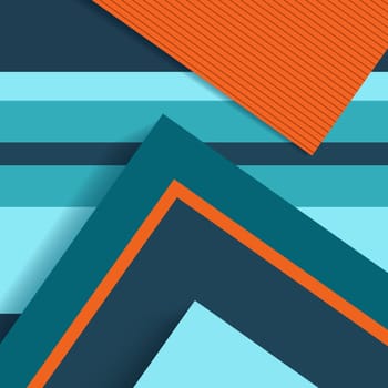 Material design abstract background, colorful clean template with geometry shapes. EPS10 vector.