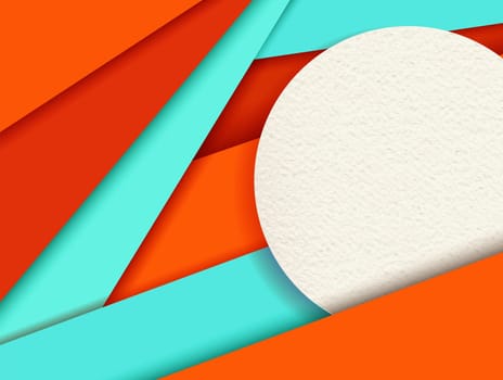 Modern material design abstract background with colorful geometric shapes and textures, 3d volume style effect. EPS10 vector.