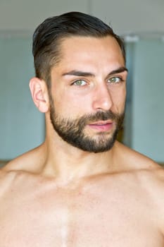 Portrait of an athletic man