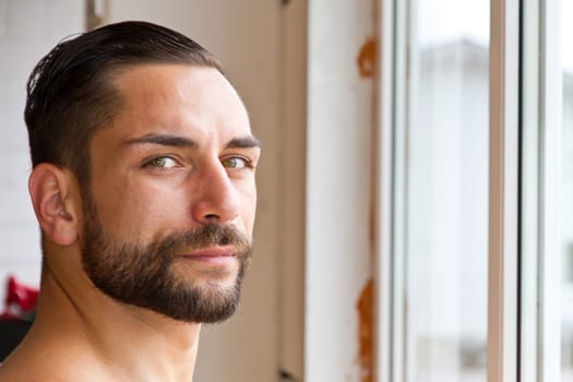 Portrait of an athletic man
