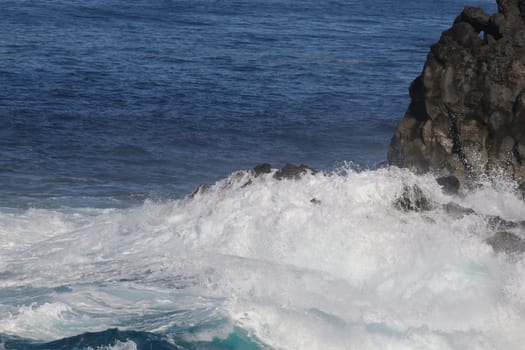 Atlantic ocean at the island lanzarote