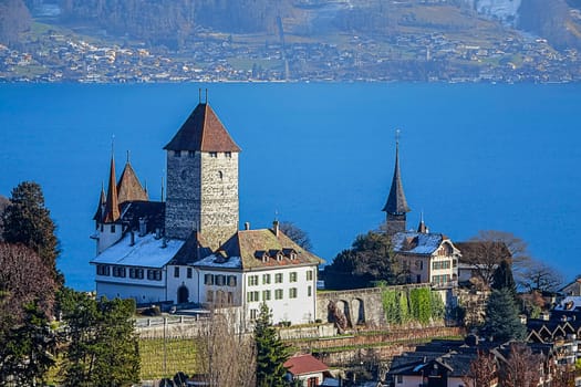 Spiez Castle with Castle Church