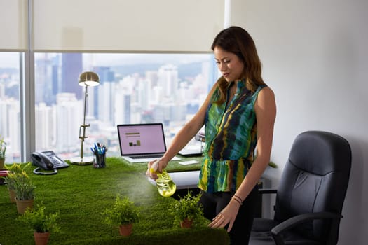 Concept of ecology and environment protection