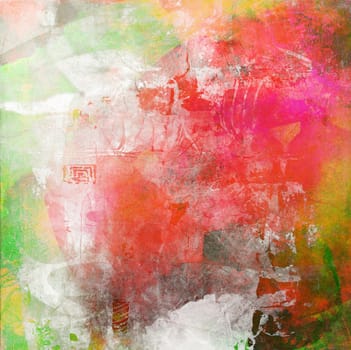 mixed media painting graphic textures contemporary