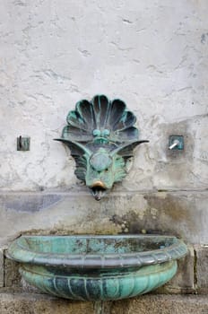 one historic water source to drink water place in Gothenburg sweden
