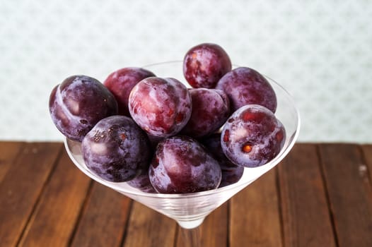 plums. Fresh summer fruith ready to eat