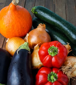 lot of colourfull fall vegetable. Healthy and delicious
