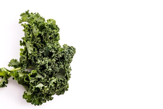 Super Healthy Organic Kale, isolated on white