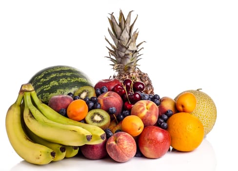 Fruit Collections. Pile of fresh organic fruit ready for a treat