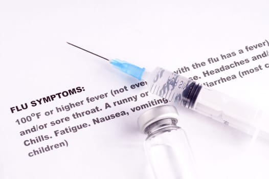 Flu Vaccination and warning about sympthoms and sideeffects