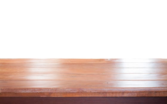 Old empty wooden table top, stock photo