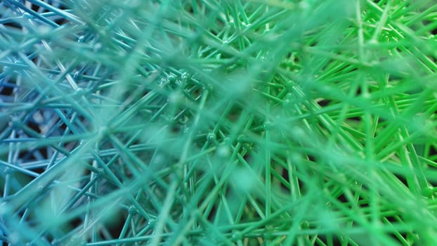 molecule atomic microcosm background with blured atoms and nodes. science close-up wallpaper