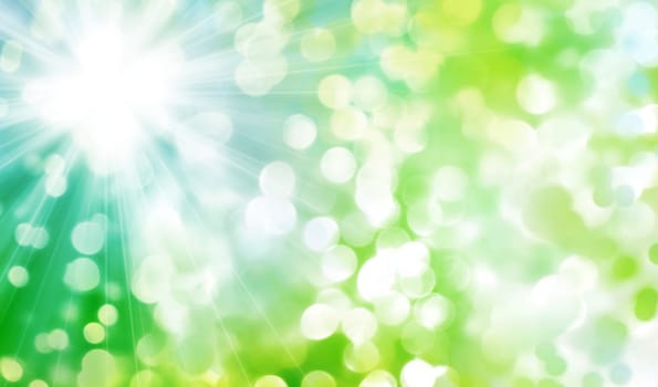 nature sun abstract lights bokeh background