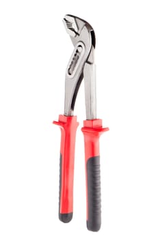 Water pump pliers isolated on white background