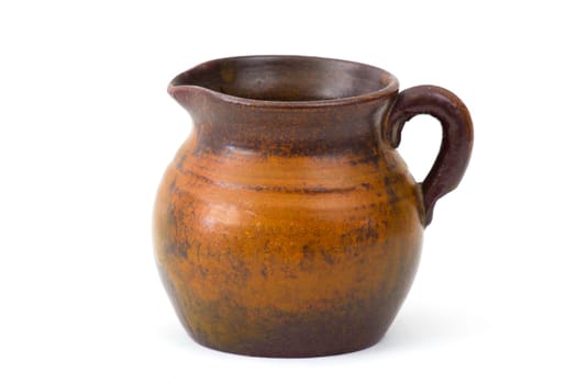 Clay pot, old ceramic vase