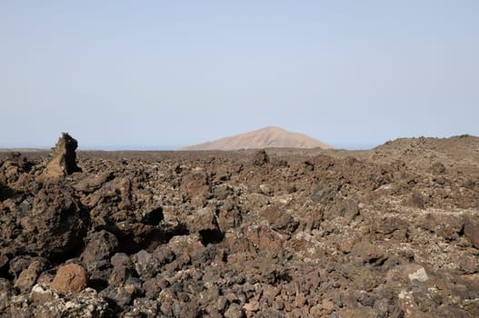 volcanoes on lanzarote