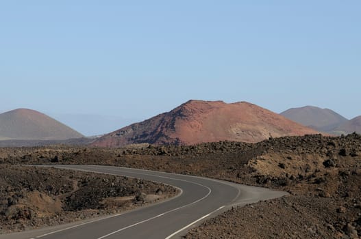volcanoes on lanzarote