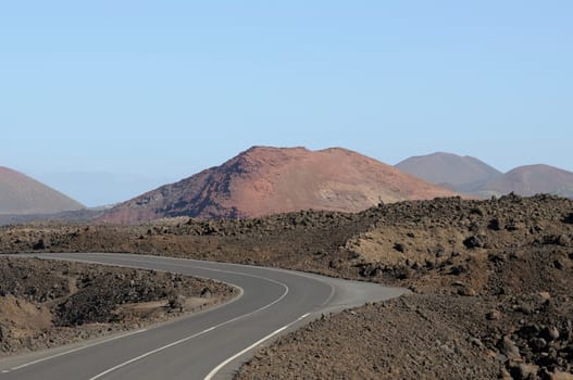 volcanoes on lanzarote