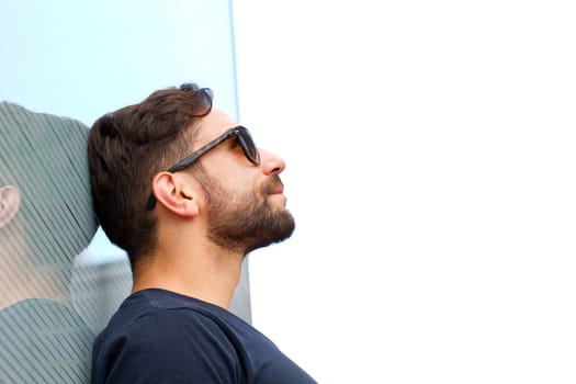 Young man with visions