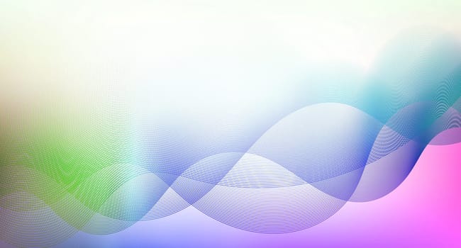 wave lines vibrating music oscillation