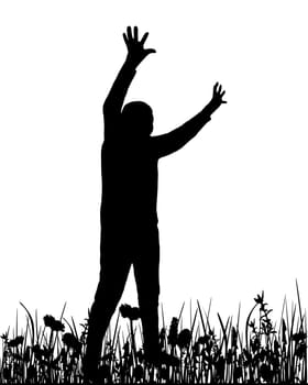 Woman playing outdoors for seniors