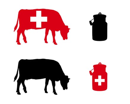 Swiss dairy cow