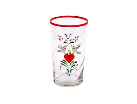 Glass with heart