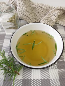 Rosemary foot bath