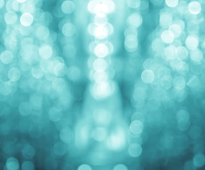 Bokeh turquoise color abstract background