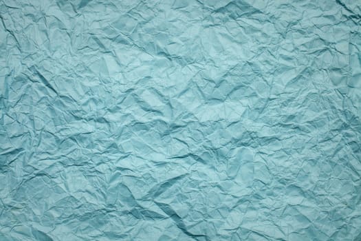 cyan Crumpled paper background