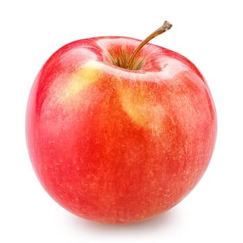red apple isolated on white background, clipping path