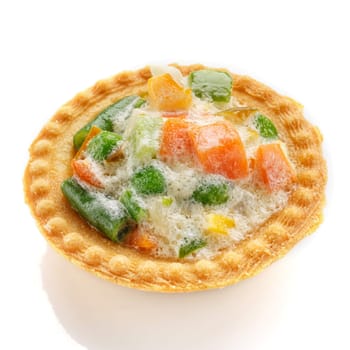 Delicious buffet,  Snack on the white background