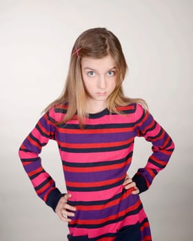 skeptical girl