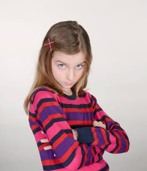 skeptical girl
