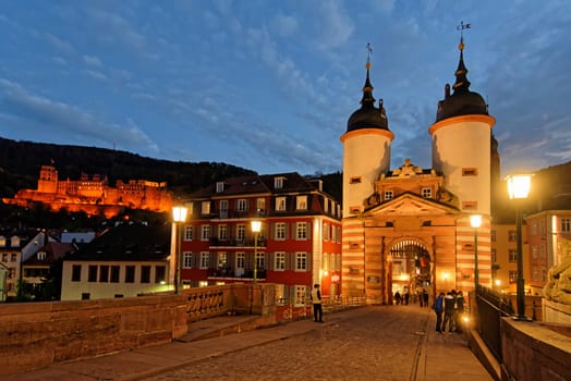 Heidelberg in the evening