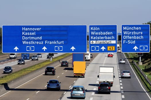 Frankfurt motorway junction