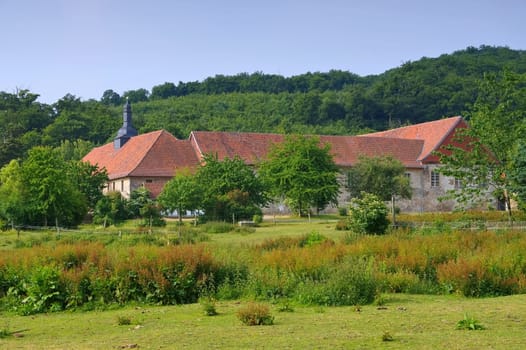 Blankenburg in the Harz Monastery Michaelstein - Blankenburg in Harz Mountains,the Michaelstein Abbey