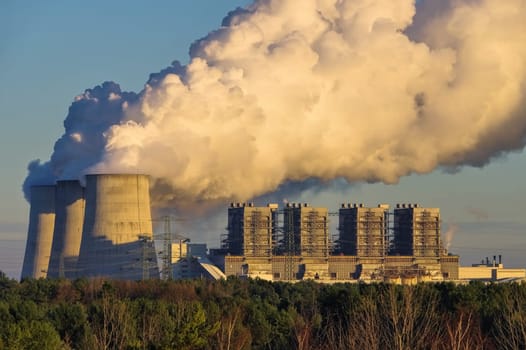 modern Boxberg power plant - the modern power plant Boxberg