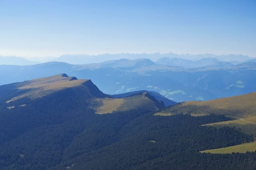 Groedner Valley in the Dolomites - Val Gardena in Alps,Dolomites